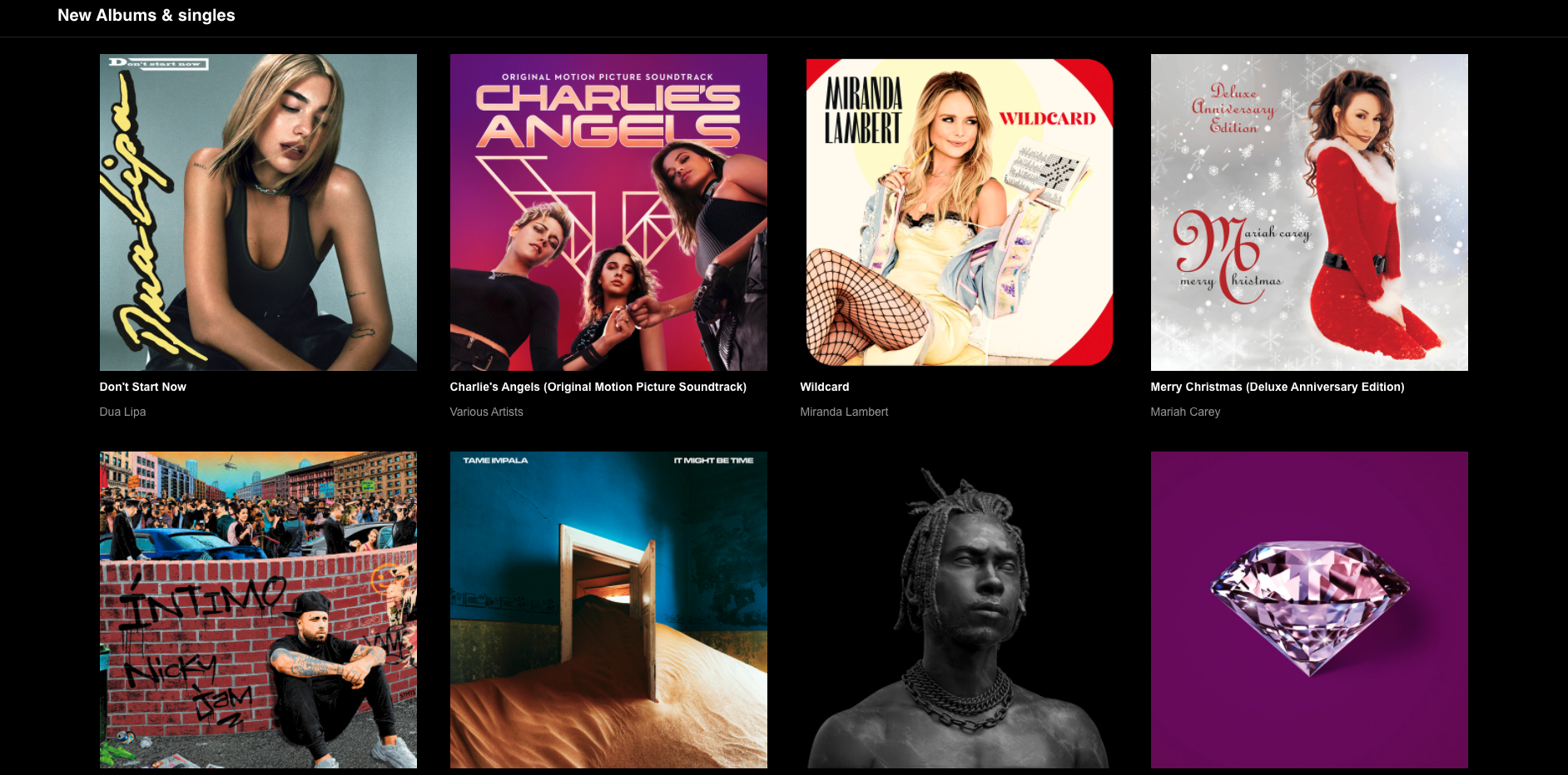 Preview of Music site