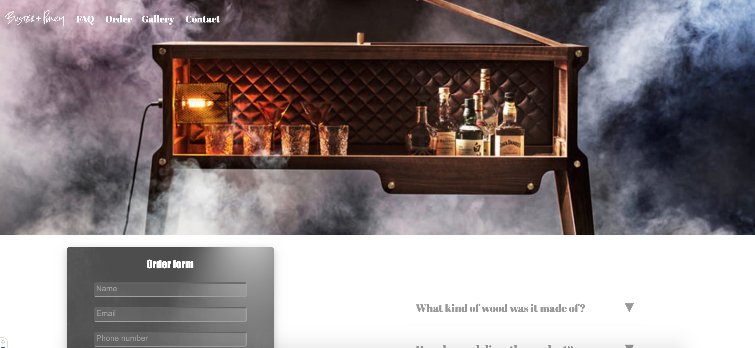 Preview of Business website